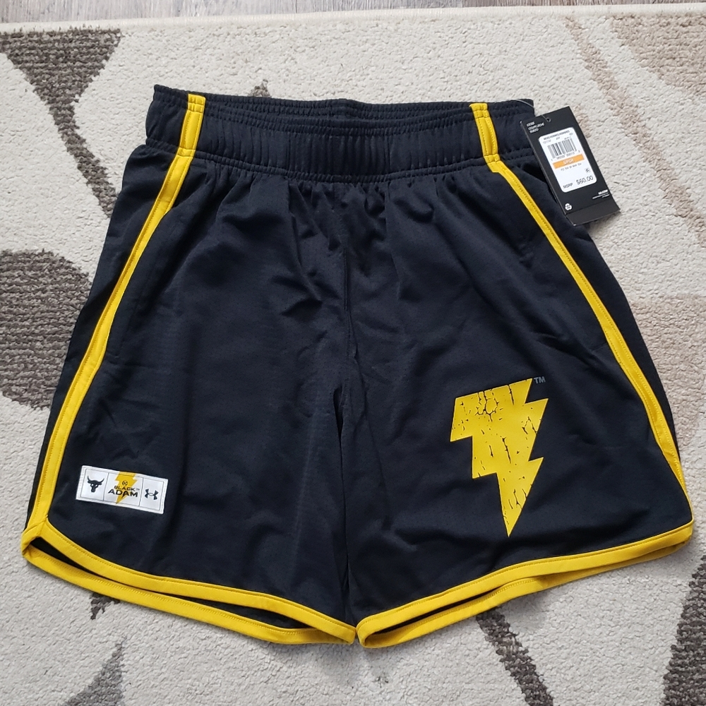 Project Rock Black Adam mens shorts